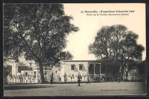 AK Marseille, Exposition Coloniale 1906, Palais de la Tunisie