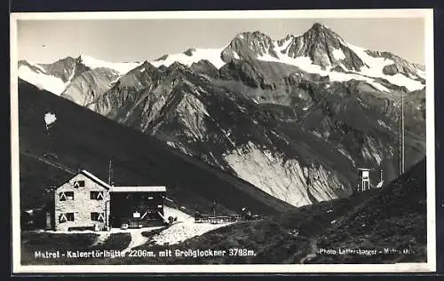 AK Matrei Kaisertörlhütte, Panorama mit Grossglockner