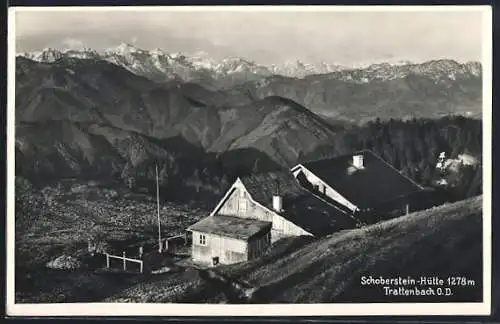 AK Schoberstein-Hütte, Blick auf die umliegenden Berge