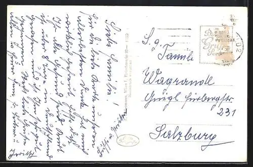AK Knittelfeld /Stmk., Neuer Bahnhof aus der Vogelschau
