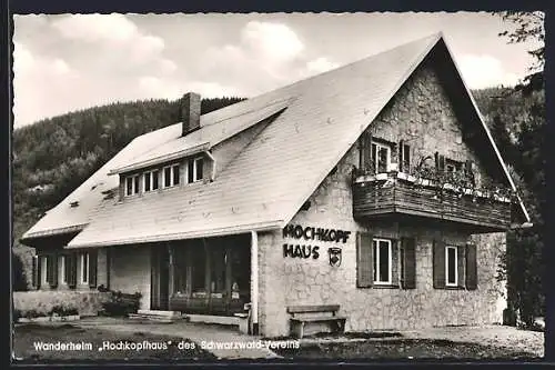 AK Todtmoos, Wanderheim Hochkopfhaus des Schwarzwaldvereins