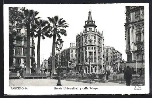 AK Barcelona, Ronda Universidad y calle Pelayo