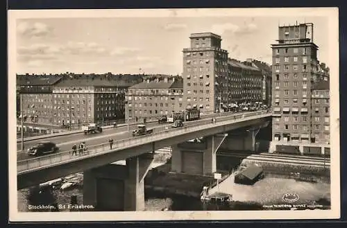 AK Stockholm, S:t Eriksbron, Strassenbahn