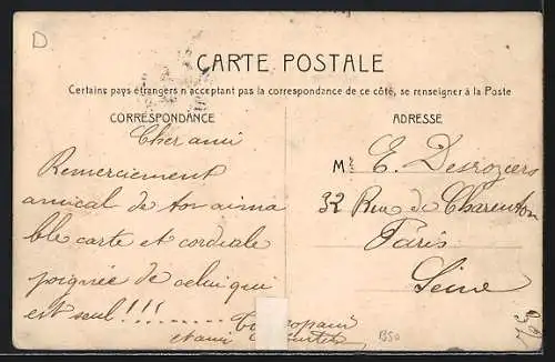AK Le Raincy, L` Avenue du Chemin de fer et Station du Tramway, Strassenbahn