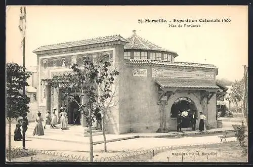 AK Marseille, Exposition coloniale 1906, Mas de Provence