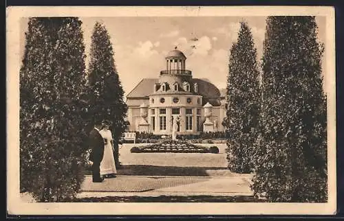 AK Leipzig, Intern. Baufachausstellung 1913, Dresdener Haus