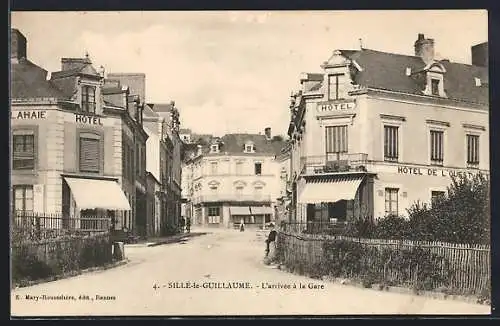 AK Sillé-le-Guillaume, L`arrivée à la Gare