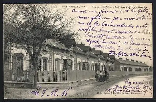 AK Sainte-Jamme-sur-Sarthe, Groupe de Maisons Ouvrières de l`Usine Chappée