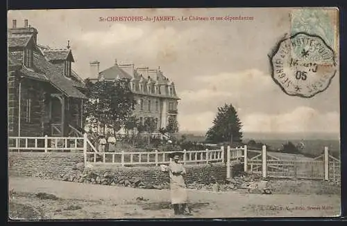 AK Saint-Christophe-du-Jambet, Le Château et ses dépendances