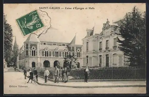 AK Saint-Calais, Caisse d`Épargne et Halle