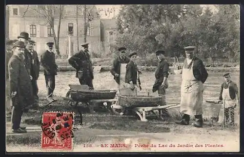 AK Le Mans, Pêche du Lac du Jardin des Plantes