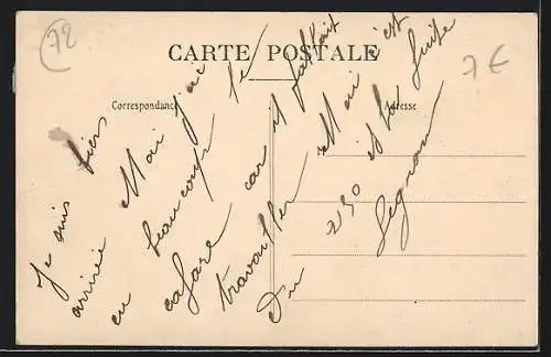 AK Mamers, Rue Nationale animée avec passants et édifices alignés