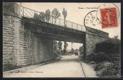 AK Vaas, Pont de Blanchard et voie de campagne adjacente