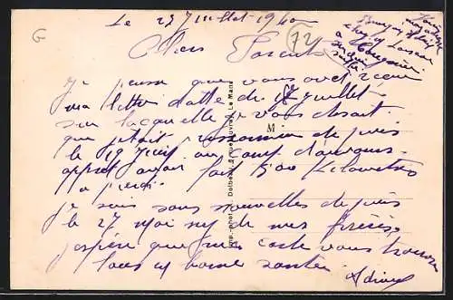 AK Thorigné-sur-Dué, Rue Principale avec enfants et vélos