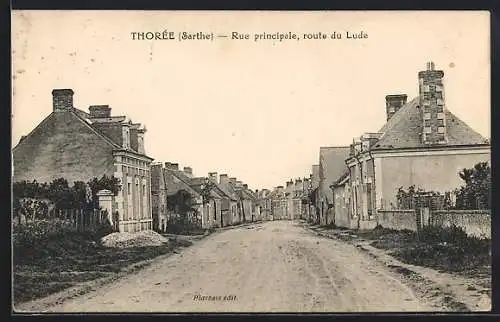 AK Thorée, Rue principale, route du Lude