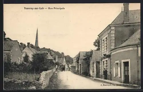 AK Vouvray-sur-Loir, Rue Principale