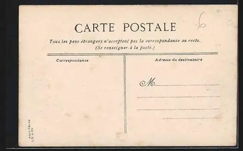 AK Saint-Calais, La Rivière l`Anille et promeneurs sur le pont