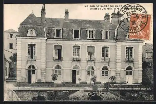 AK Le Mans, Maison de Santé du Mans, Hôtel de Chéres (1747) facade principale