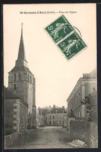 AK St-Germain-d`Arcé, Place de l`Église