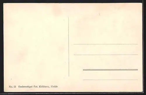 AK Molde, Ortsansicht aus der Vogelschau