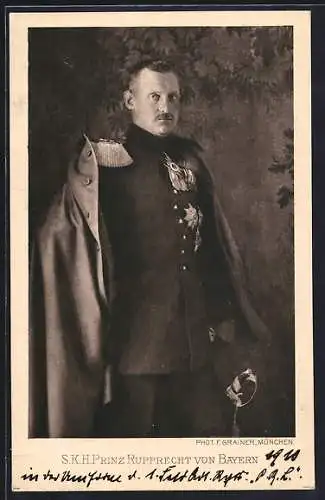 AK S. K. H. Kronprinz Rupprecht von Bayern