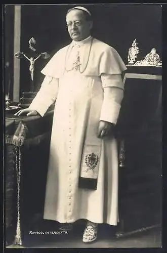 AK Portrait von Papst Pius XI.