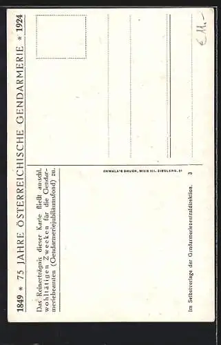 AK Gendarm zu Pferd um 1827