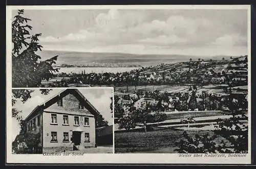 AK Weiler / Moos, Gasthaus zur Sonne, Gesamtansicht