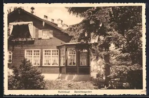 AK Berchtesgaden, Hotel-Pension Rothhäusl, Aussenansicht