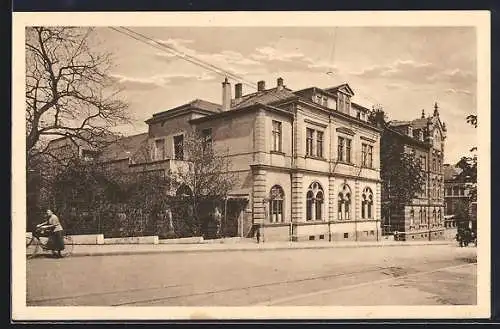 AK Weimar / Thüringen, Ev. Gemeindehaus, Carl Augustplatz 1