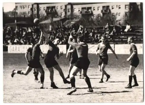 Fotografie Alois Sedlar, Ansicht Wien, Handballspiel 1939, Wiener Handballklub vs. VfB Fredrichshafen