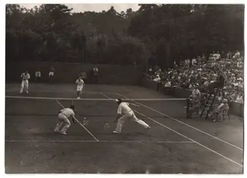 Fotografie Tennis Davispokal-Treffen 1938, Deutschland gegen Jugoslawien