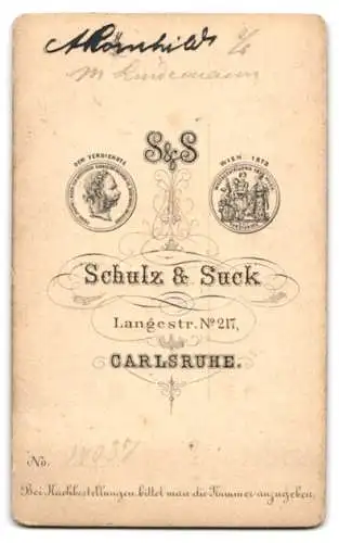 Fotografie Schulz &amp Suck, Karlsruhe, Lange Str. 217, Porträt eines Uffz. Rgt. 14