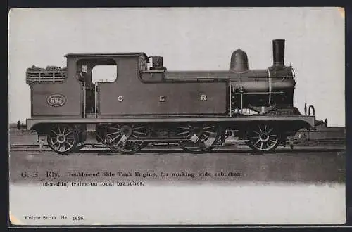 AK G. E. Rly. Double-end Side Tank Engine, englische Eisenbahn