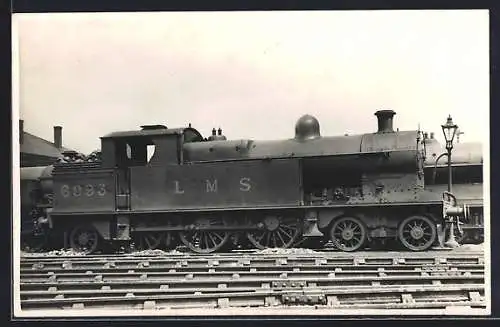 AK Englische Eisenbahn-Lokomotive der LMS mit der No. 6993