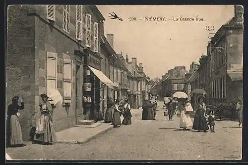 AK Prémery, la Grande Rue