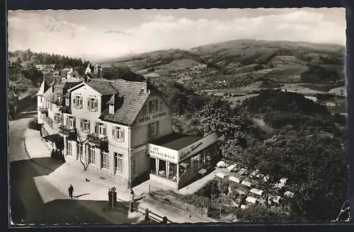 AK Lindenfels / Odw., Kurhotel-Café Auguste Viktoria