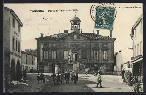 AK Tournus, Place de l'Hotel de Ville