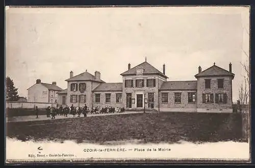 AK Ozoir-la-Ferriere, Place de la Mairie