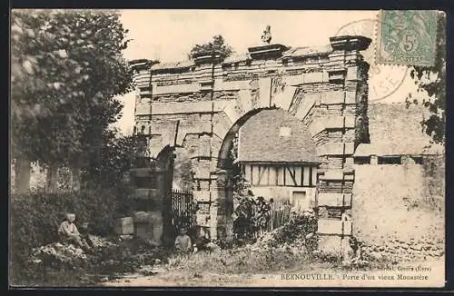 AK Bernouville, Porte d'un vieux Monastere