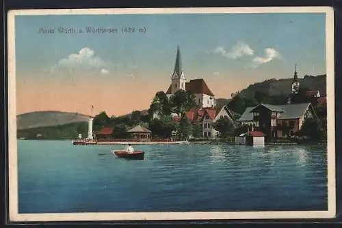 AK Maria Wörth a. Wörthersee, Panorama