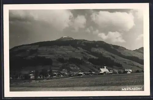 AK Westendorf, Ortsansicht mit Umgebung