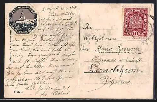 AK Ramsau /N.-Oe., Ortsansicht mit Berglandschaft