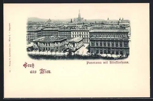 AK Wien, Panorama mit Künstlerhaus