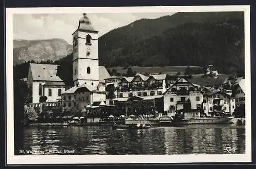 AK St. Wolfgang, Gasthaus Weisses Rössl