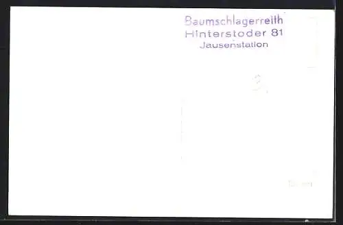 AK Hinterstoder, Baumschlagerreith mit Salzsteinjoch