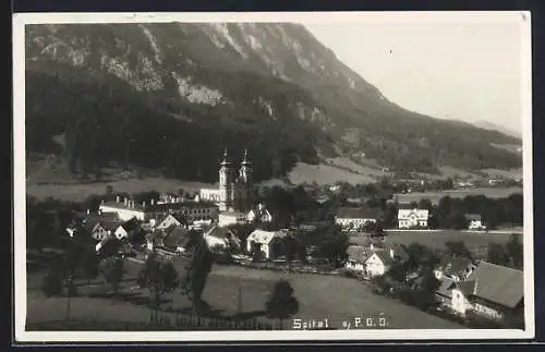 AK Spital a. P., Ortspartie mit Kloster