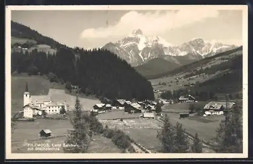 AK Filzmoos /Land Salzburg, Teilansicht mit Bischofmütze