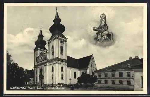 AK Maria Taferl, Gnadenkirche mit Gnadenbild