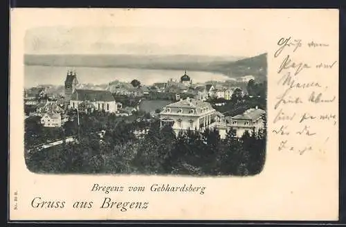 AK Bregenz, Blick vom Gebhardsberg